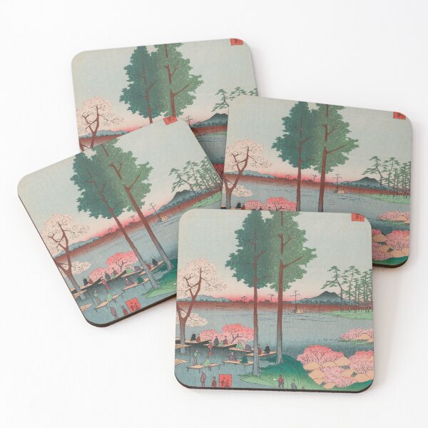 Item preview, Spring Suwa Shrine Vintage Ukiyo-e Japanese Art designed and sold by VintageArchive.