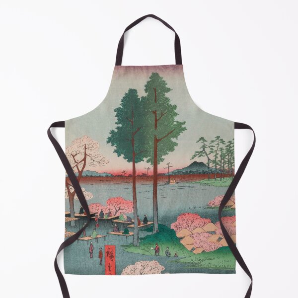 Item preview, Spring Suwa Shrine Vintage Ukiyo-e Japanese Art designed and sold by VintageArchive.