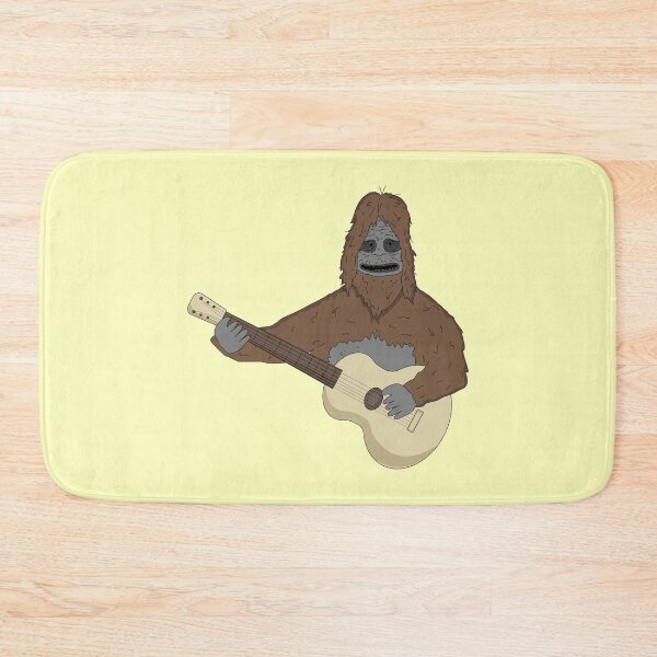 Item preview, Big lez show playing guitar , druggo , funny cute big lez show , funny guitar , funny bigfoot, i play guitar, guitar hobby,  designed and sold by SGS-.