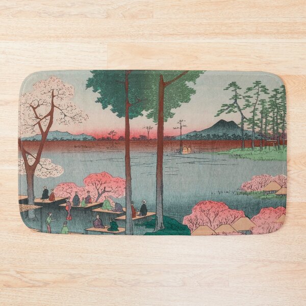 Item preview, Spring Suwa Shrine Vintage Ukiyo-e Japanese Art designed and sold by VintageArchive.