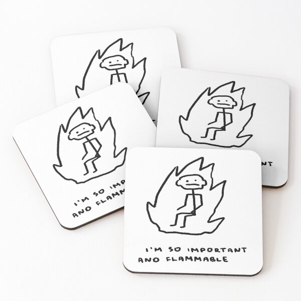 Item preview, I'm So Important And Flammable designed and sold by 4naans.