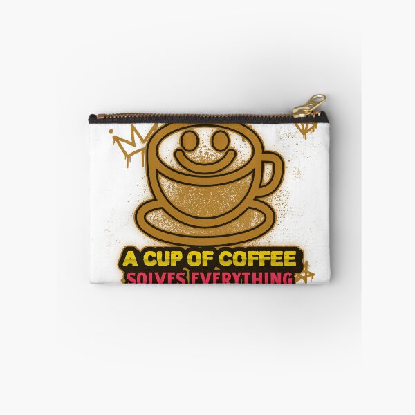 Item preview, A cup of coffee solves everything designed and sold by Socool101.