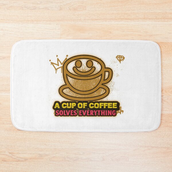 Item preview, A cup of coffee solves everything  designed and sold by Socool101.