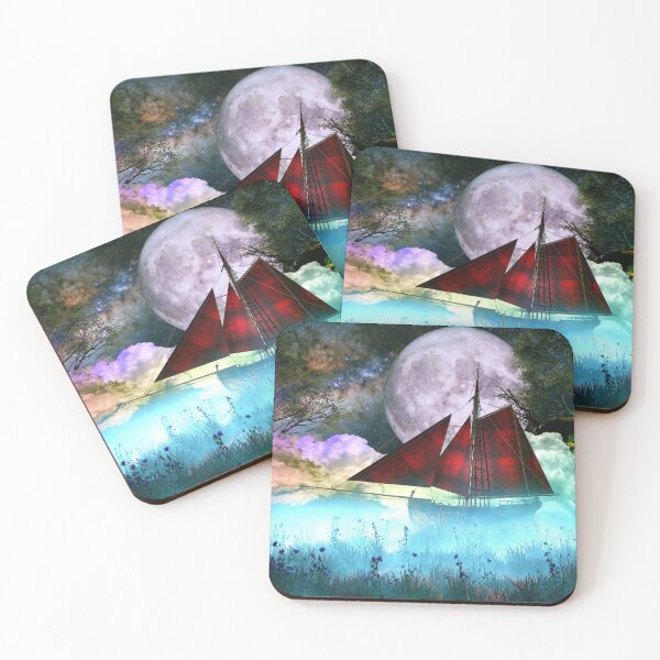Item preview, Ship in the fog designed and sold by leaverealityart.