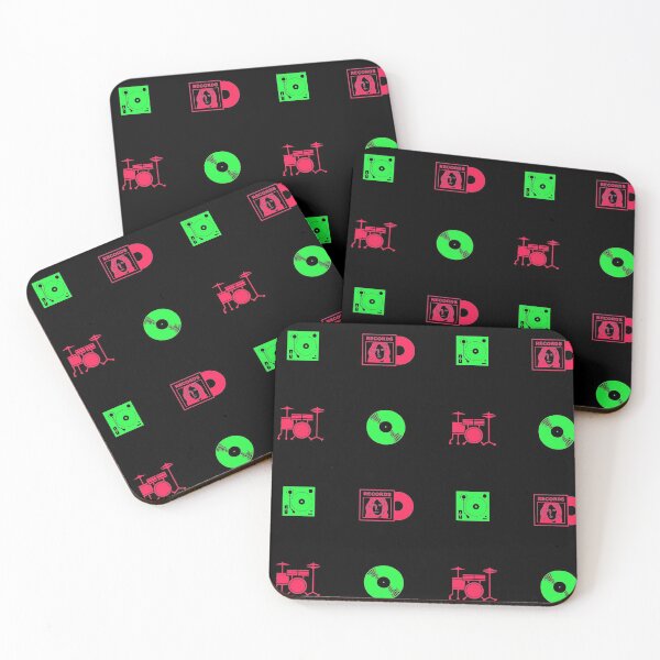 Item preview, Retro music and records pattern. designed and sold by iconatastic.