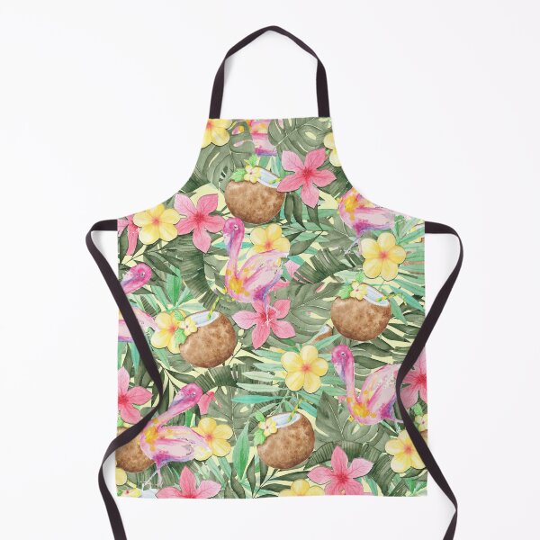 Item preview, Tropical coconut pattern designed and sold by ArtStyleAlice.