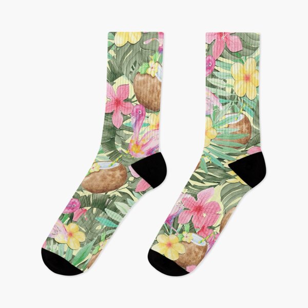Item preview, Tropical coconut pattern designed and sold by ArtStyleAlice.