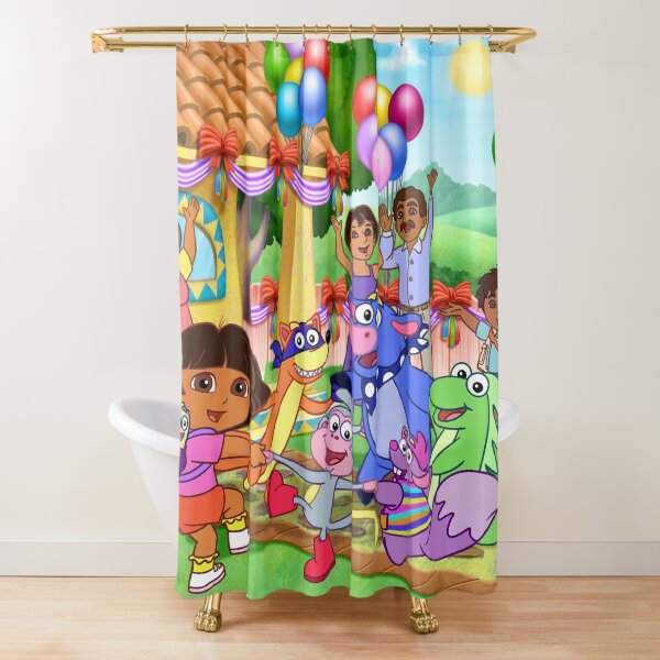 Boots Dora Shower Curtains Redbubble