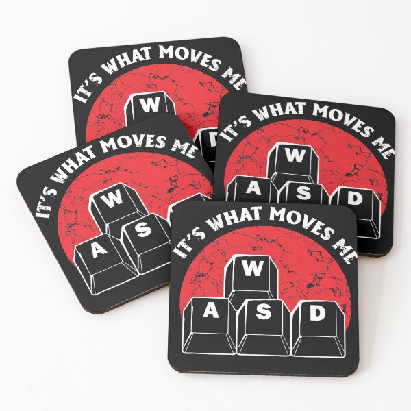 Item preview, It's What Moves Me WASD PC Gamer Gifts designed and sold by BugattiDivo58.