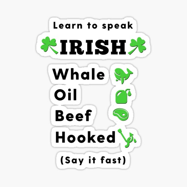 Learn to speak irish Sticker