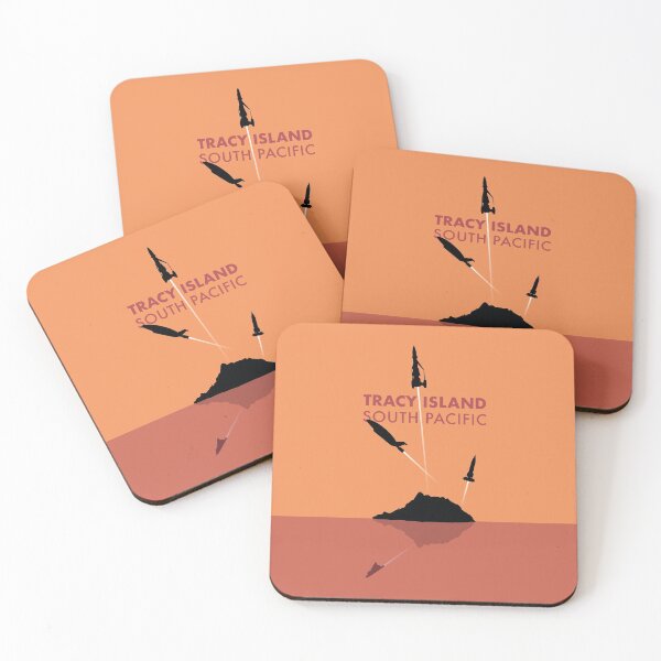 Item preview, Tracy Island 'Thunderbirds' Art - Sunrise Colour Scheme designed and sold by PilgrimageShop.