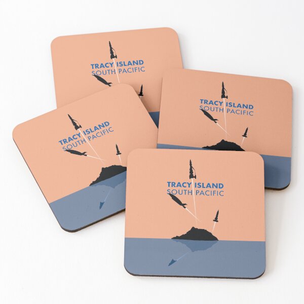 Item preview, Tracy Island 'Thunderbirds' Art - Daytime Colour Scheme designed and sold by PilgrimageShop.