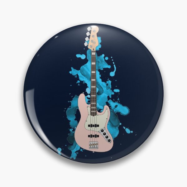 Item preview, J-style Bass Guitar Pink Color designed and sold by nightsworthy.