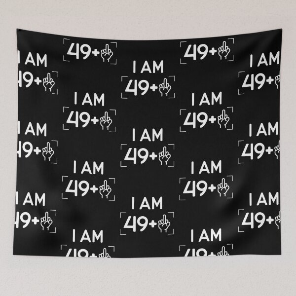 Item preview, I am 50, 49 - Funny Quotes Gift designed and sold by DiogoCalheiros.