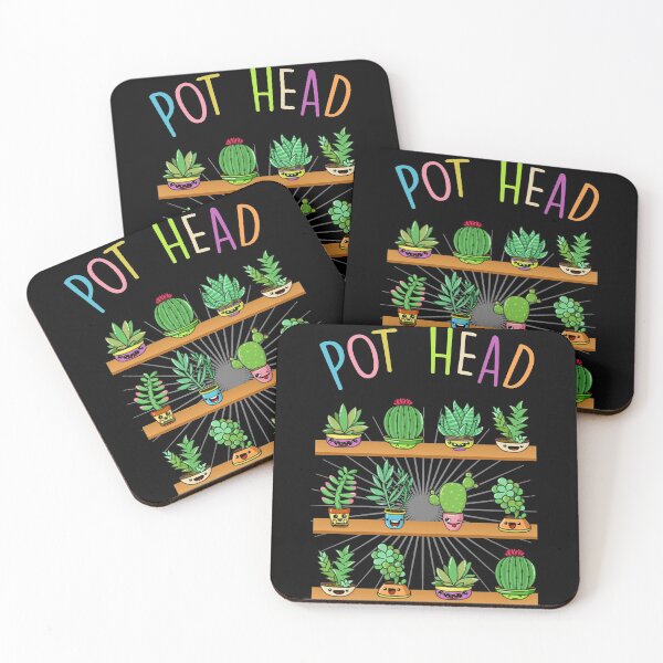 Item preview, Pot Head Succulent Plant Lover and Gardener designed and sold by Realme9876.
