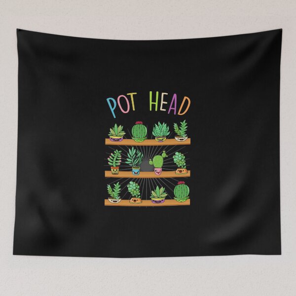 Item preview, Pot Head Succulent Plant Lover and Gardener designed and sold by Realme9876.