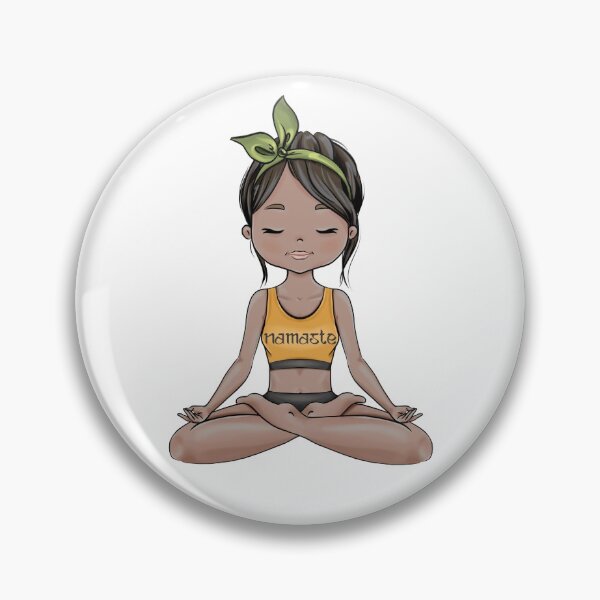 Item preview, Copy of Namaste Girls Illustration Inhale Exhale designed and sold by CreativeBu.