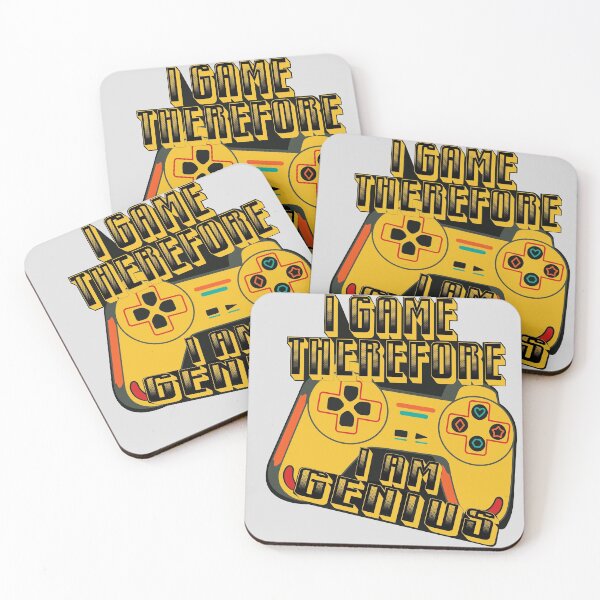 Item preview, I Game Therefore I Am genius - genius gamer.  designed and sold by Rajpramanik.