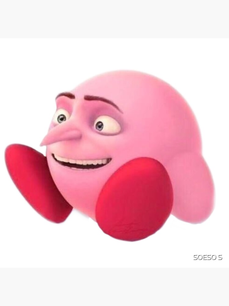 Gru Kirby Meme Sticker 