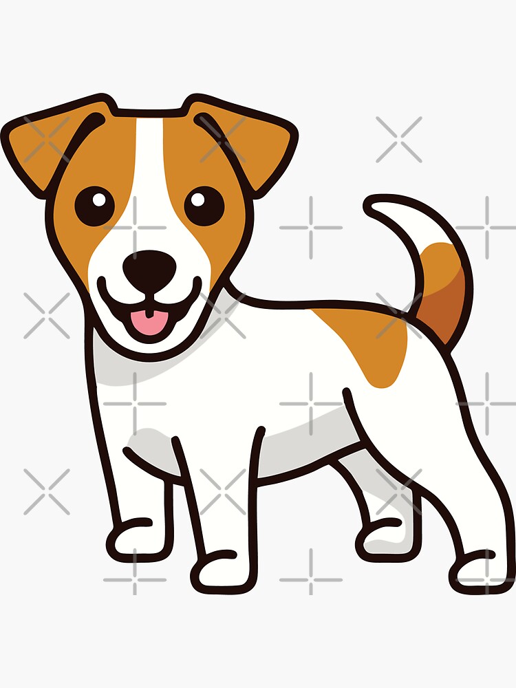 Thumbnail 3 of 3, Sticker, Jack Russell Terrier designed and sold by made-by-wael.