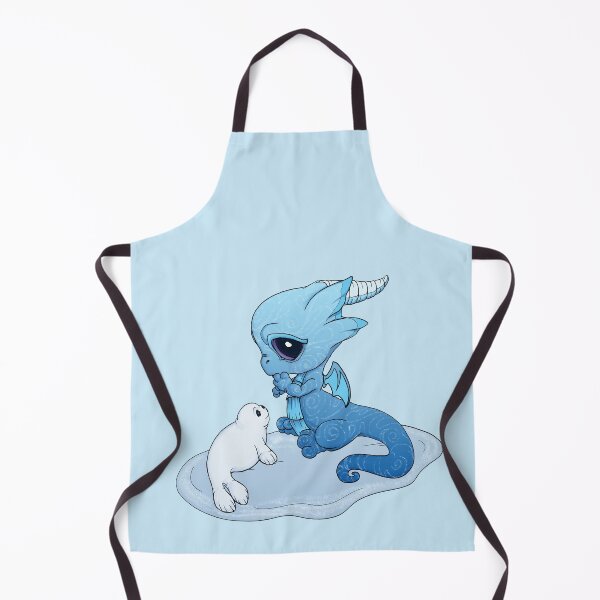 Item preview, Little Blue Dragon Making Friends designed and sold by bittybiteyones.