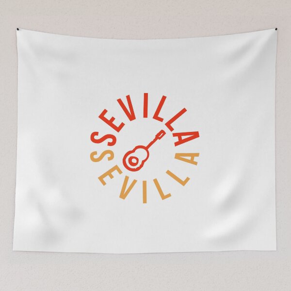 Item preview, Sevilla Seville Spain Andalusia city minimal Guitar  designed and sold by Tropical Blood.