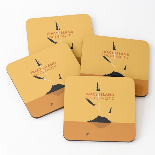 Item preview, Tracy Island 'Thunderbirds' Art - Sunset Colour Scheme designed and sold by PilgrimageShop.
