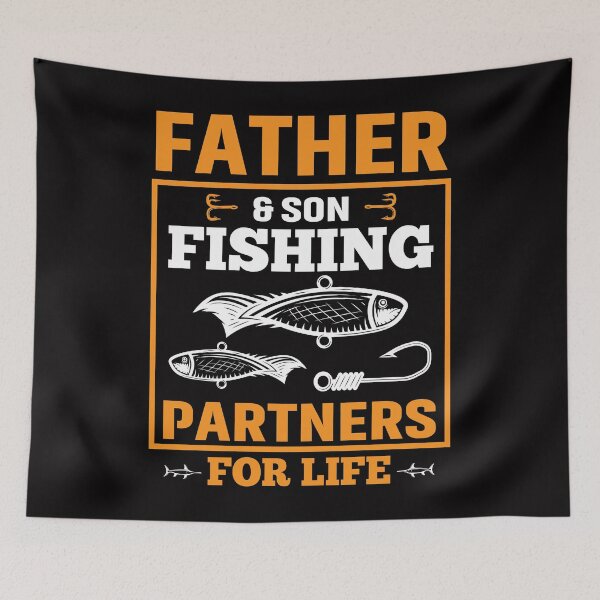Item preview, 'FATHER & SON FISHING PARTNERS FOR LIFE' COLLECTION designed and sold by JRM Tees & More Store.