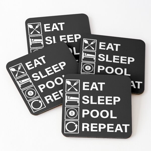 Item preview, Eat Sleep Pool Repeat designed and sold by Adel Qasem.