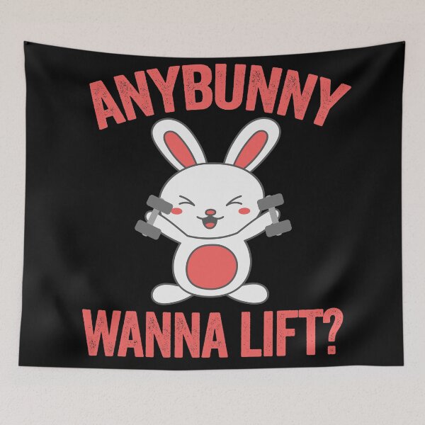 Item preview, Easter Bunny Weightlifting Fitness Lover Gift  Lockdown Easter designed and sold by hyggekrog.