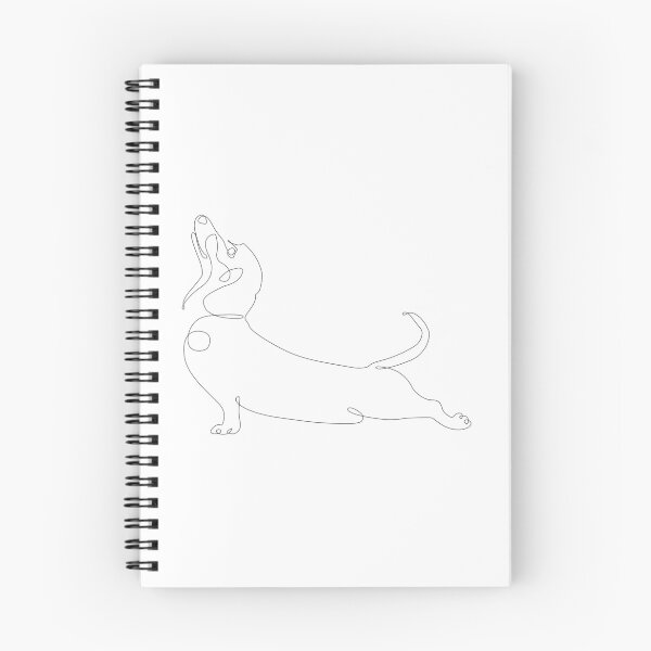 Item preview, One Line Dachshund Upward Facing Dog designed and sold by Huebucket.