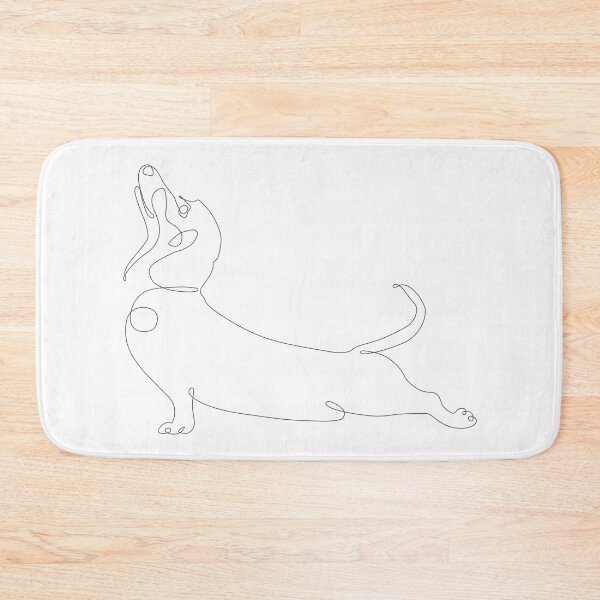 Item preview, One Line Dachshund Upward Facing Dog designed and sold by Huebucket.