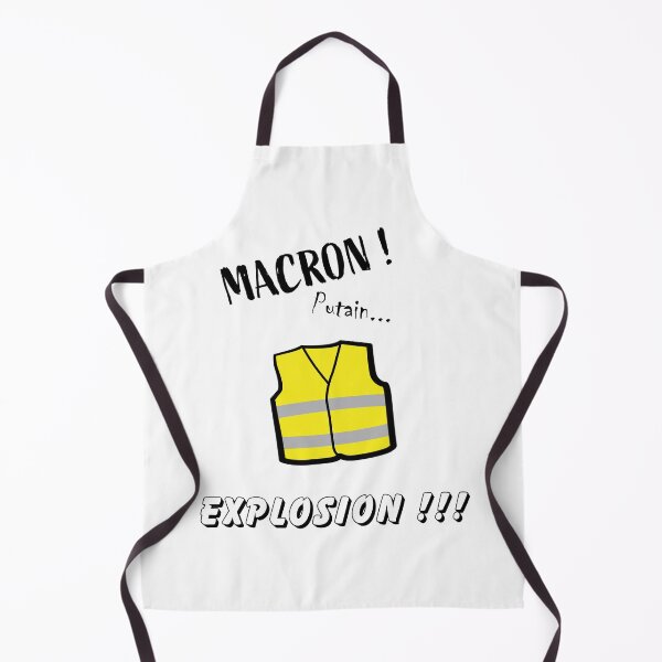 Item preview, Macron (ptn ..) explosion !!! - Yellow Vests designed and sold by Bratak.