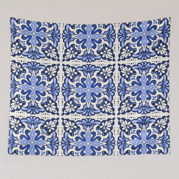 Item preview, MEDITERRANEAN BLUE TILE  designed and sold by Jonsa.