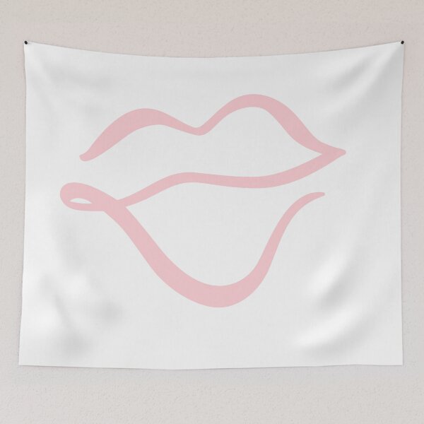 Item preview, Mouth - Lip Line Pink designed and sold by miTeless seDign.