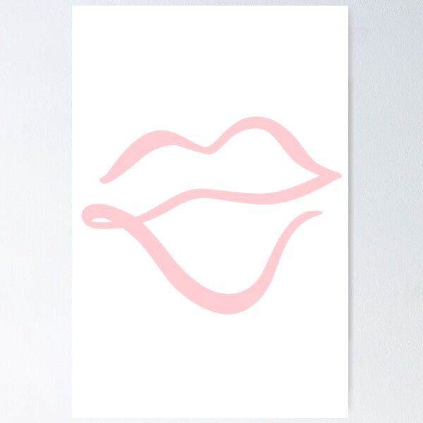 Item preview, Mouth - Lip Line Pink designed and sold by miTeless seDign.