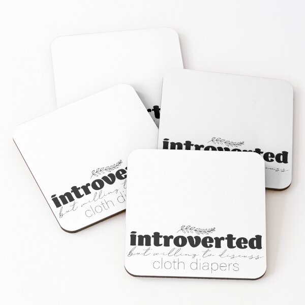 Item preview, Introverted But Willing to Discuss Cloth Diapers designed and sold by Becki Sturgeon.