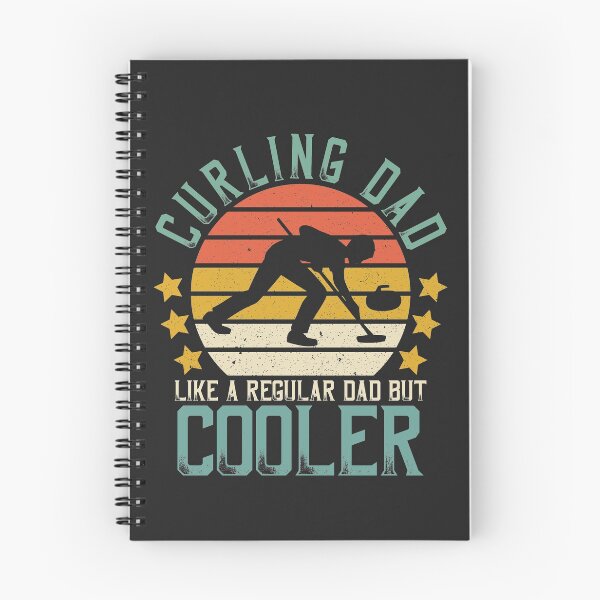 Item preview, Retro Father's Day Curling Dad Like A Regular Dad But Cooler designed and sold by DreamColor.