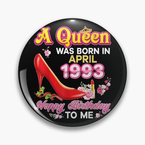 Item preview, A Queen Was Born In April 1993 28th Happy Birthday To Me designed and sold by koenhfu06.