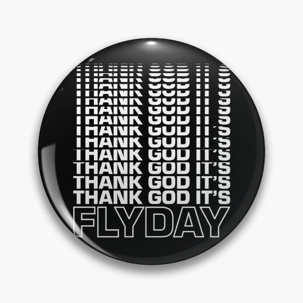 Item preview, Thank God It's Flyday, 80s retro paragliding, paragliding designed and sold by emmjott.