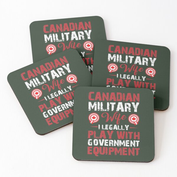 Item preview, 'CANADIAN WIFE I LEGALLY PLAY WITH GOVERNMENT EQUIPMENT' COLLECTION designed and sold by JRM Tees & More Store.