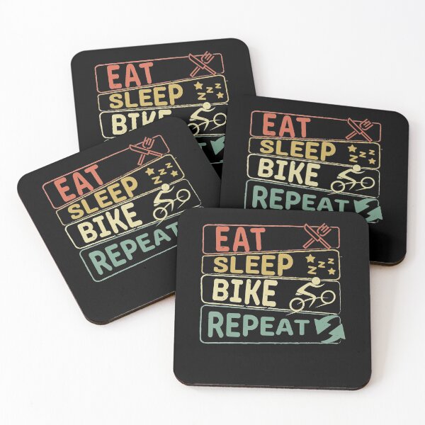 Item preview, Eat Sleep BIKE Repeat Fahrrad Spruch Herren Damen Kinder  designed and sold by orvillesznpb70.