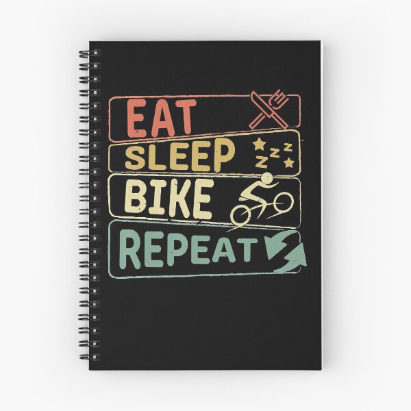 Item preview, Eat Sleep BIKE Repeat Fahrrad Spruch Herren Damen Kinder  designed and sold by orvillesznpb70.