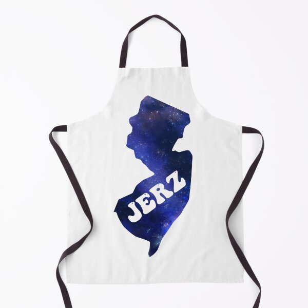 Item preview, New Jerz New Jersey NJ State | JERZ Groovy Blue Galaxy designed and sold by Rabbitti.