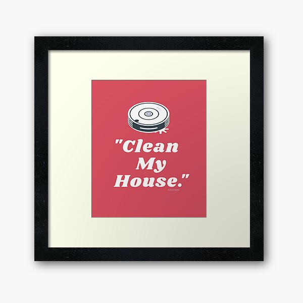 Item preview, Clean My House Retro Robot Vacuum Housekeeping Lady Gifts designed and sold by SavvyCleaner.