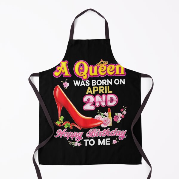 Item preview, A Queen Was Born On April 2 2nd Happy Birthday To Me Pink designed and sold by koenhfu06.