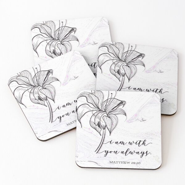 Item preview, I am with you always bible verse designed and sold by lowodesigns.