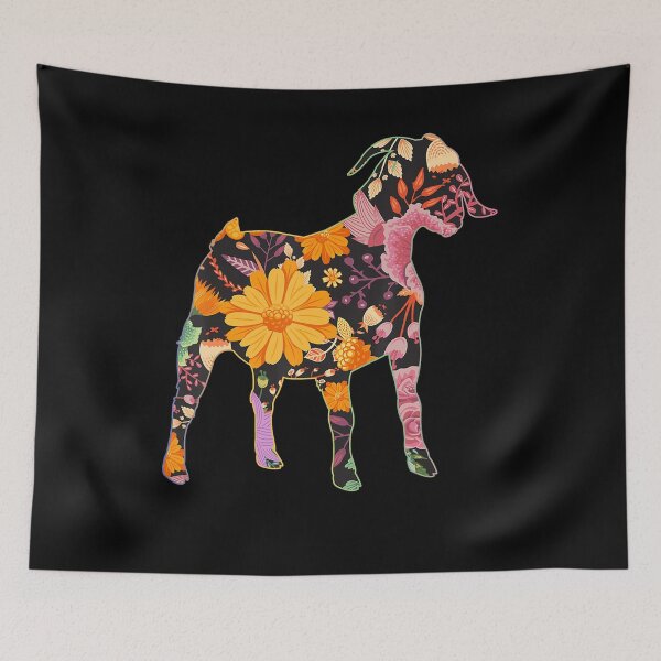 Item preview, Floral Flower Vintage Retro - BOER GOAT Lover designed and sold by orvillesznpb70.