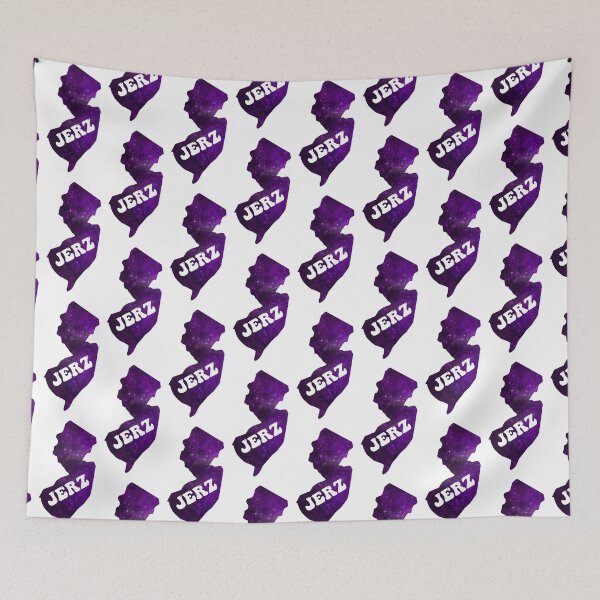 Item preview, New Jerz New Jersey NJ State | JERZ Groovy Purple Galaxy designed and sold by Rabbitti.
