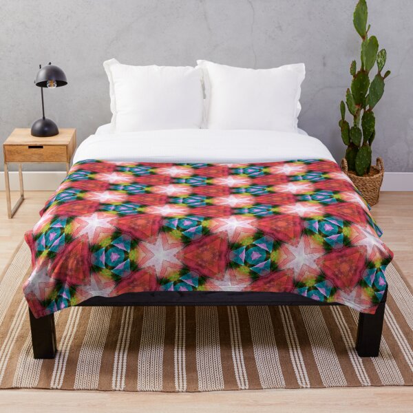 Item preview, Colorful Kaleidoscope abstract watercolor pattern, psychedelic bohemian art texture designed and sold by paldronma.